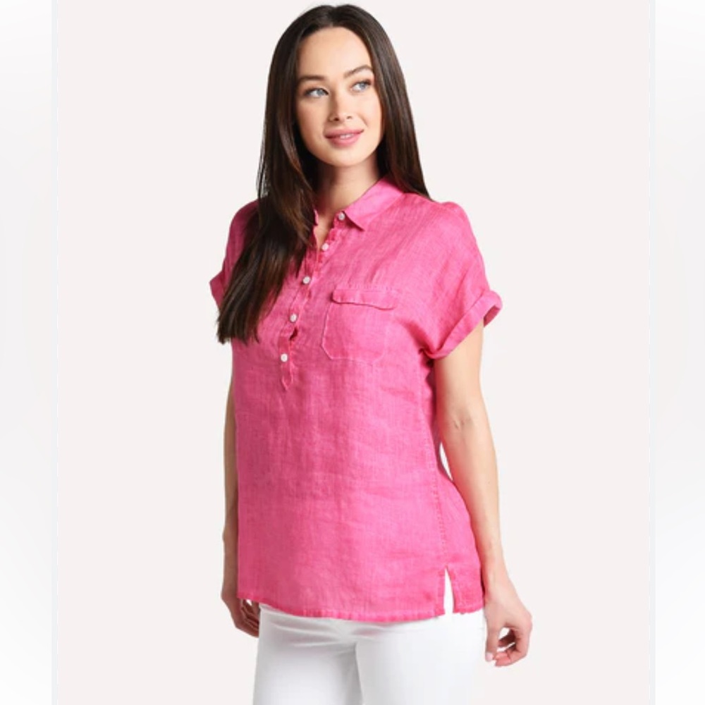Tommy Bahama Sea Spray Short Sleeve Linen Shirt